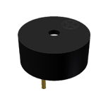 AT Series 2730 Hertz (Hz) Resonant Frequency and 9 Millimeter (mm) Diameter Transducer (AT-0927-TT-2-R) AT Series 2730 Hertz (Hz) Resonant Frequency and 9 Millimeter (mm) Diameter Transducer (AT-0927-TT-2-R)