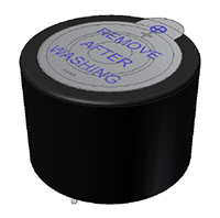 100 Decibels A (dBA) Minimum Sound Pressure Level (SPL) at 10 Centimeter (cm) and Tin (Sn) Plated Copper Terminal Material Buzzer Indicator (AI-2429-TWT-12V-2-R)