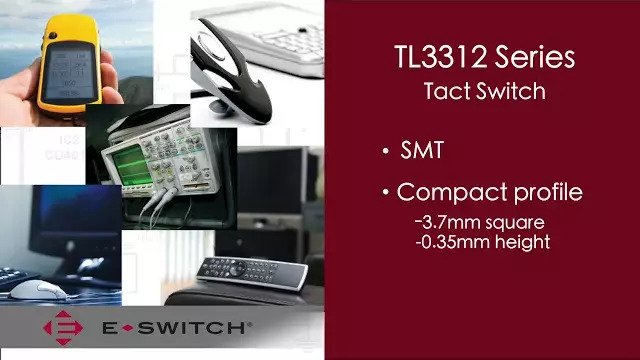The TL3312 Series From E-Switch